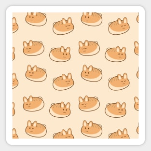 Cute Bunny Rabbit Loaf Sticker